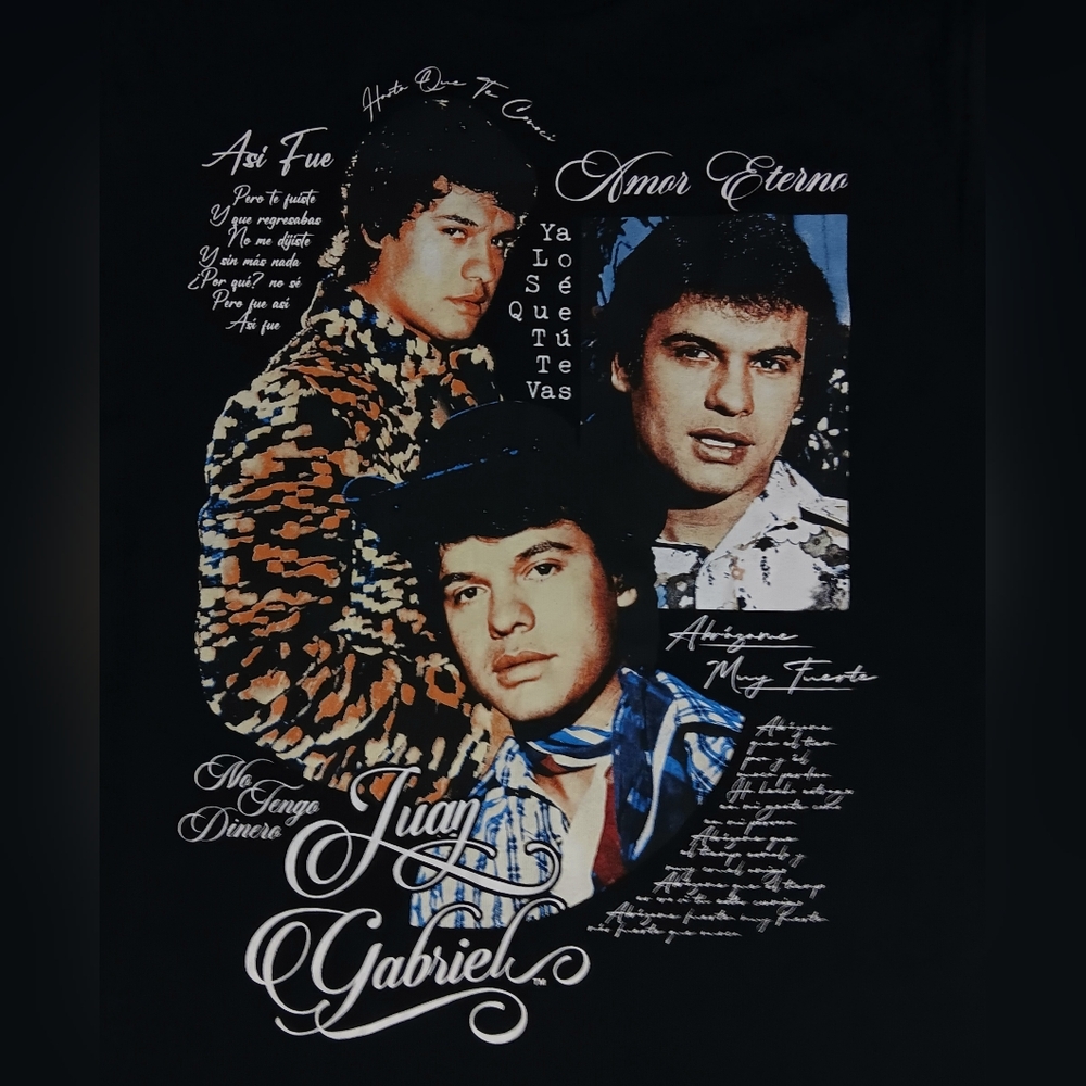 Juan Gabriel t-shirt NEW nwot Large pop latin music concert